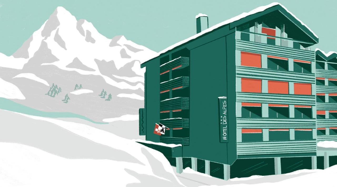 Hotel Des Alpes Флимс Екстериор снимка