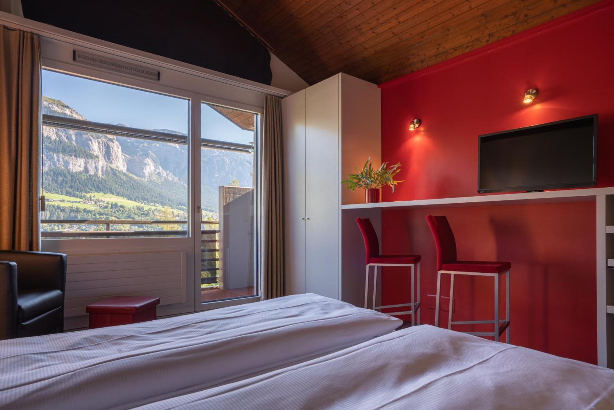 Hotel Des Alpes Флимс Екстериор снимка